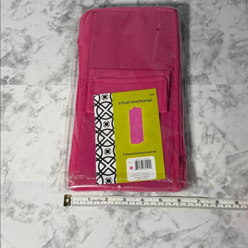 Pink 6 Shelf Storage Organizer Set of 2